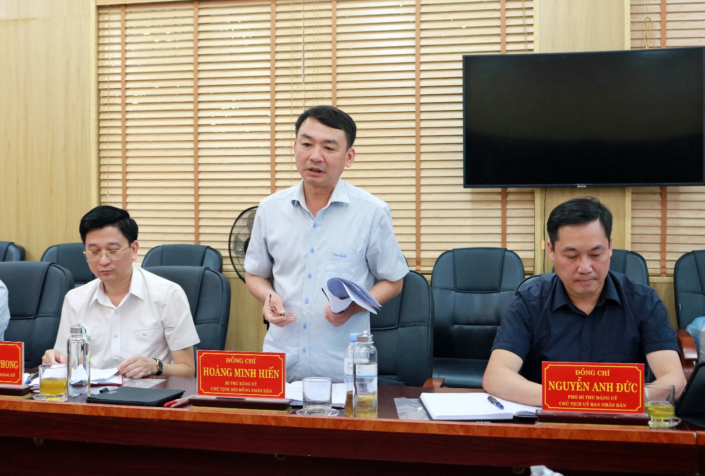 Xuân Mai: Tiếp và làm việc với lãnh đạo Đảng ủy, Ban chỉ huy cụm Phòng thủ khu vực 2 – Phúc Thọ- Ảnh 6.