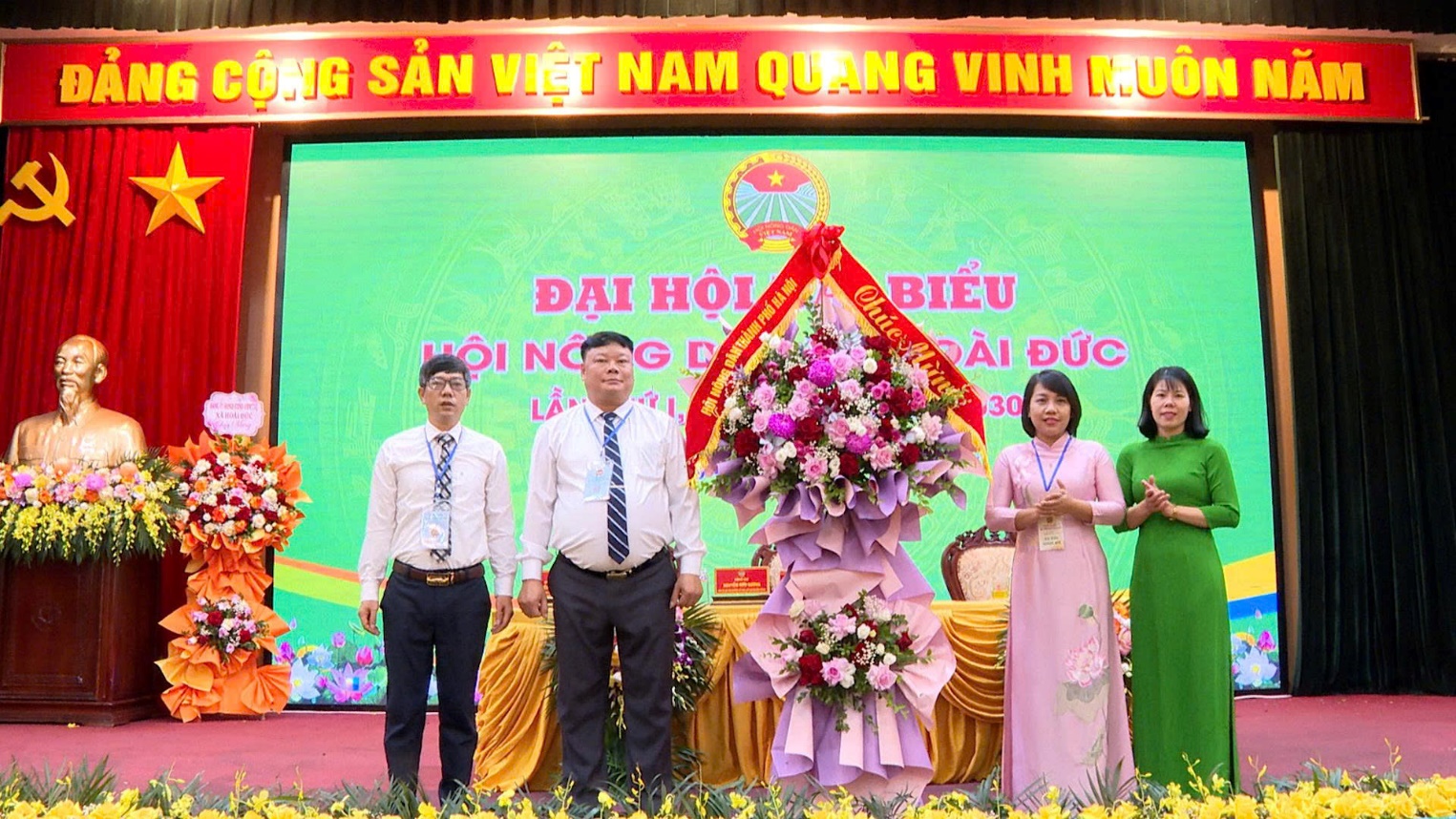 Đại hội Đại biểu Hội Nông dân xã Hoài Đức lần thứ I, nhiệm kỳ 2025-2030- Ảnh 1.