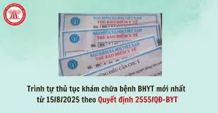 Trình tự thực hiện thủ tục khám bệnh, chữa bệnh bảo hiểm y tế từ ngày 15/8/2025- Ảnh 1.