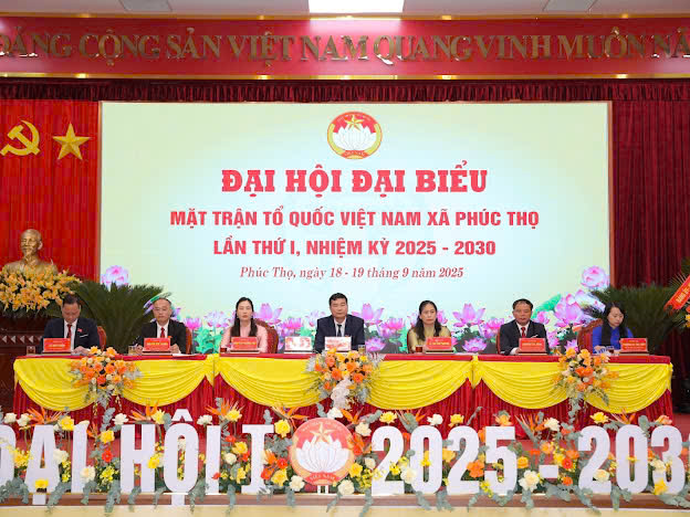 Khí thế đoàn kết, niềm tin mới từ Đại hội đại biểu MTTQ Việt Nam xã Phúc Thọ nhiệm kỳ 2025–2030- Ảnh 6.