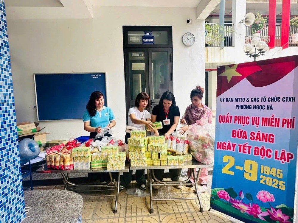 Phường Ngọc Hà: Những hành động đẹp trong ngày Quốc khánh 2/9- Ảnh 1.