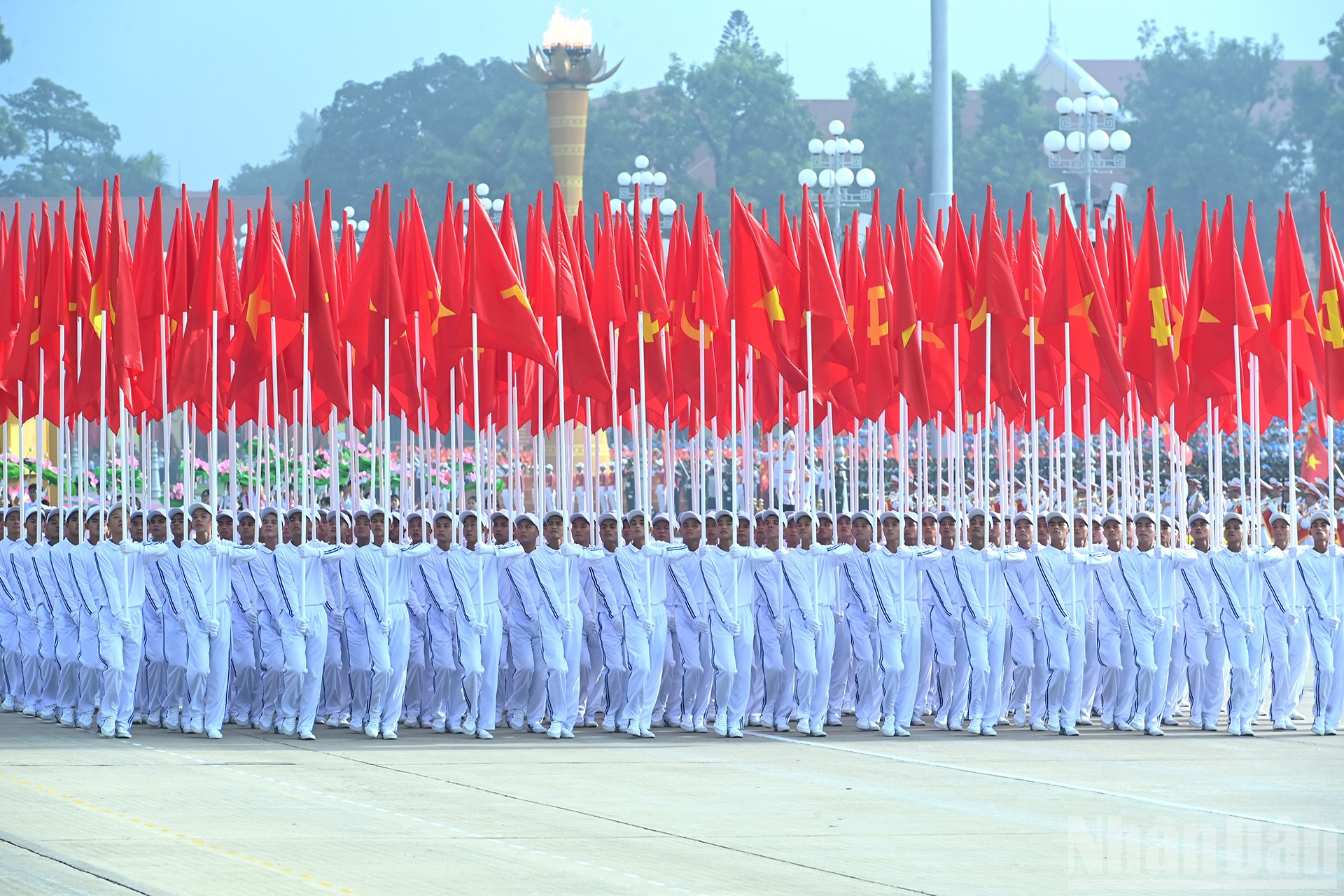 [Ảnh] Toàn cảnh lễ diễu binh, diễu hành kỷ niệm 80 năm Cách mạng Tháng Tám thành công và Quốc khánh 2/9- Ảnh 7.