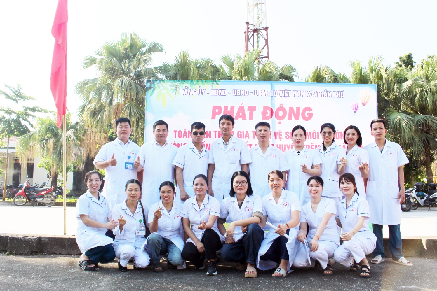 Trạm Y tế  xã Trần Phú tổ chức tập huấn cho Tổ xung kích diệt bọ gậy và Tổ giám sát phòng chống sốt xuất huyết- Ảnh 1.