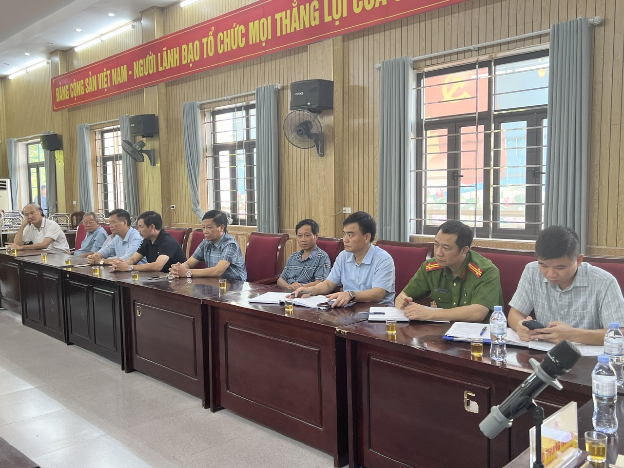 UBND xã An Khánh làm việc với một số thôn trên địa bàn xã- Ảnh 3.