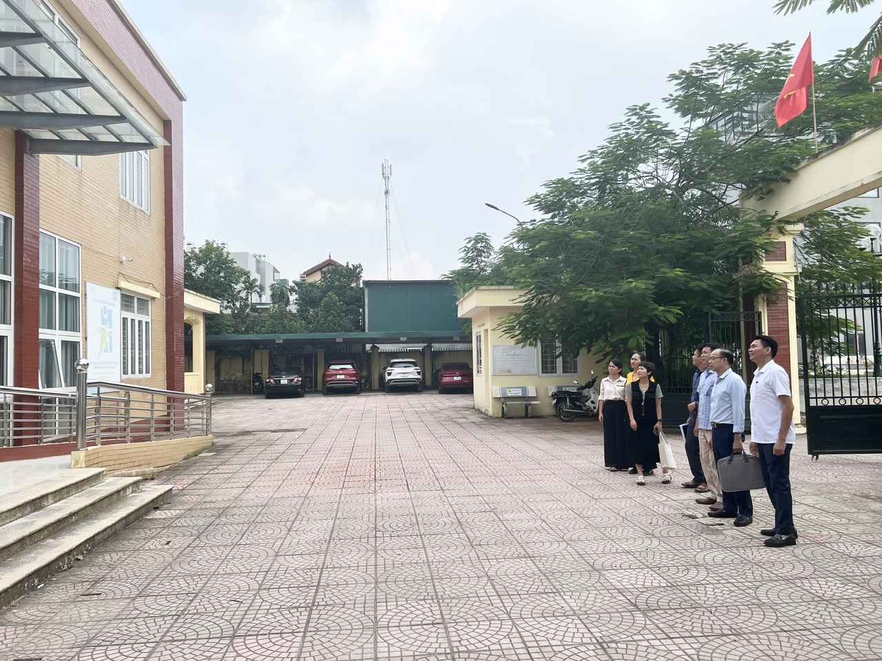 Khảo sát tại điểm Y tế Vân Côn và điểm Y tế Đông La- Ảnh 1.