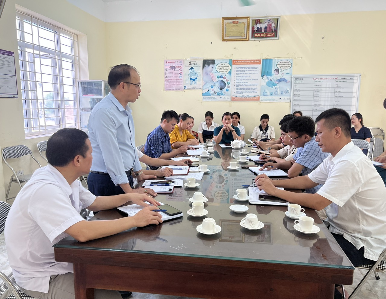 Khảo sát tại điểm Y tế Vân Côn và điểm Y tế Đông La- Ảnh 3.