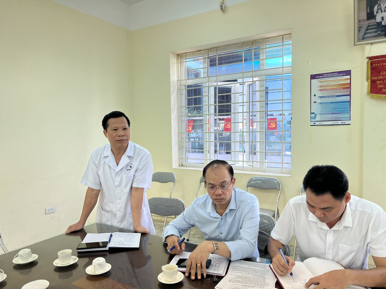 Khảo sát tại điểm Y tế Vân Côn và điểm Y tế Đông La- Ảnh 4.