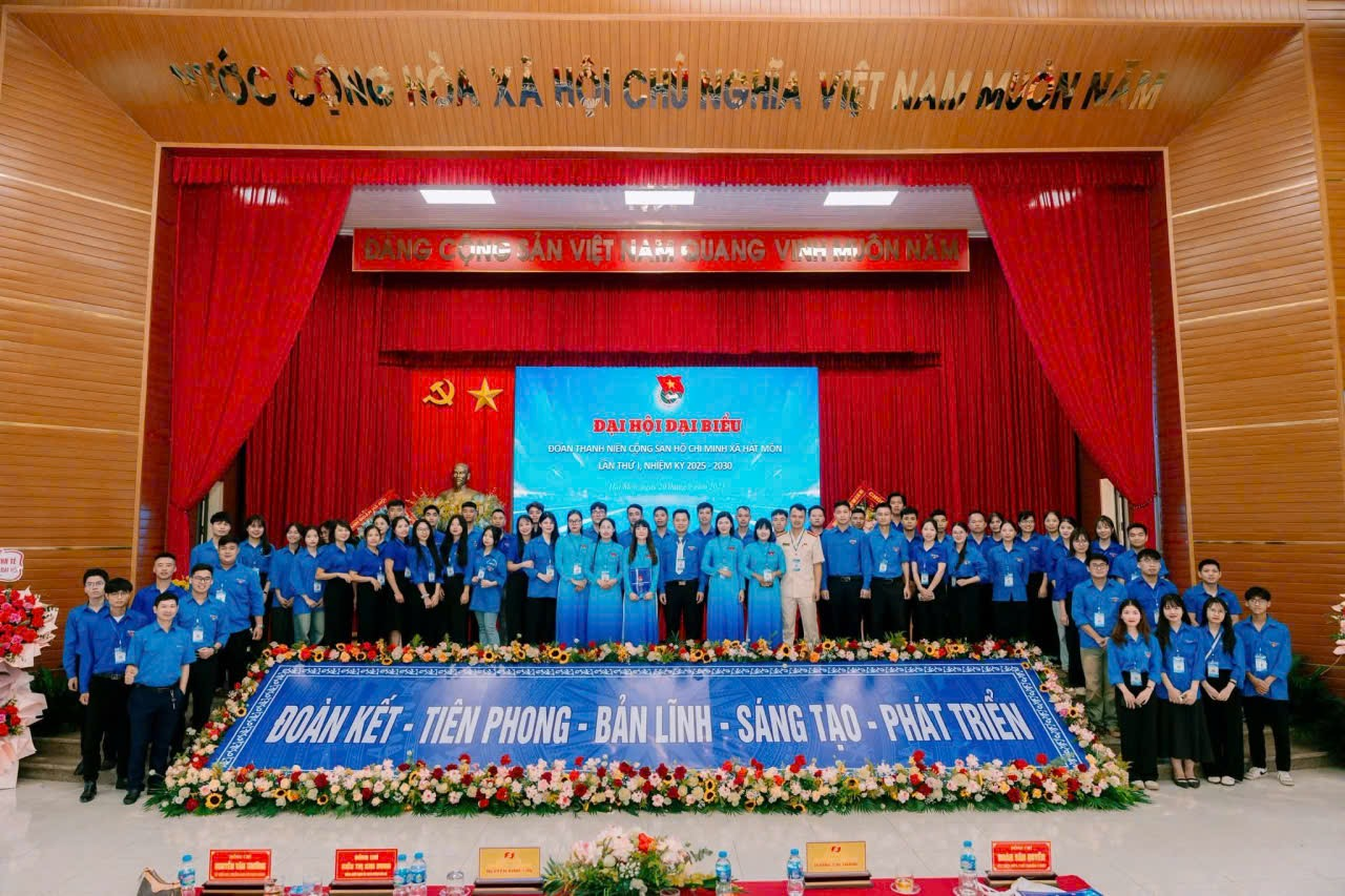 Đoàn TNCS Hồ Chí Minh xã Hát Môn tổ chức thành công Đại hội- Ảnh 4.