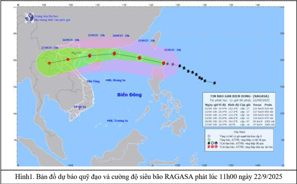 TIN BÃO GẦN BIỂN ĐÔNG (SIÊU BÃO RAGASA)- Ảnh 1.