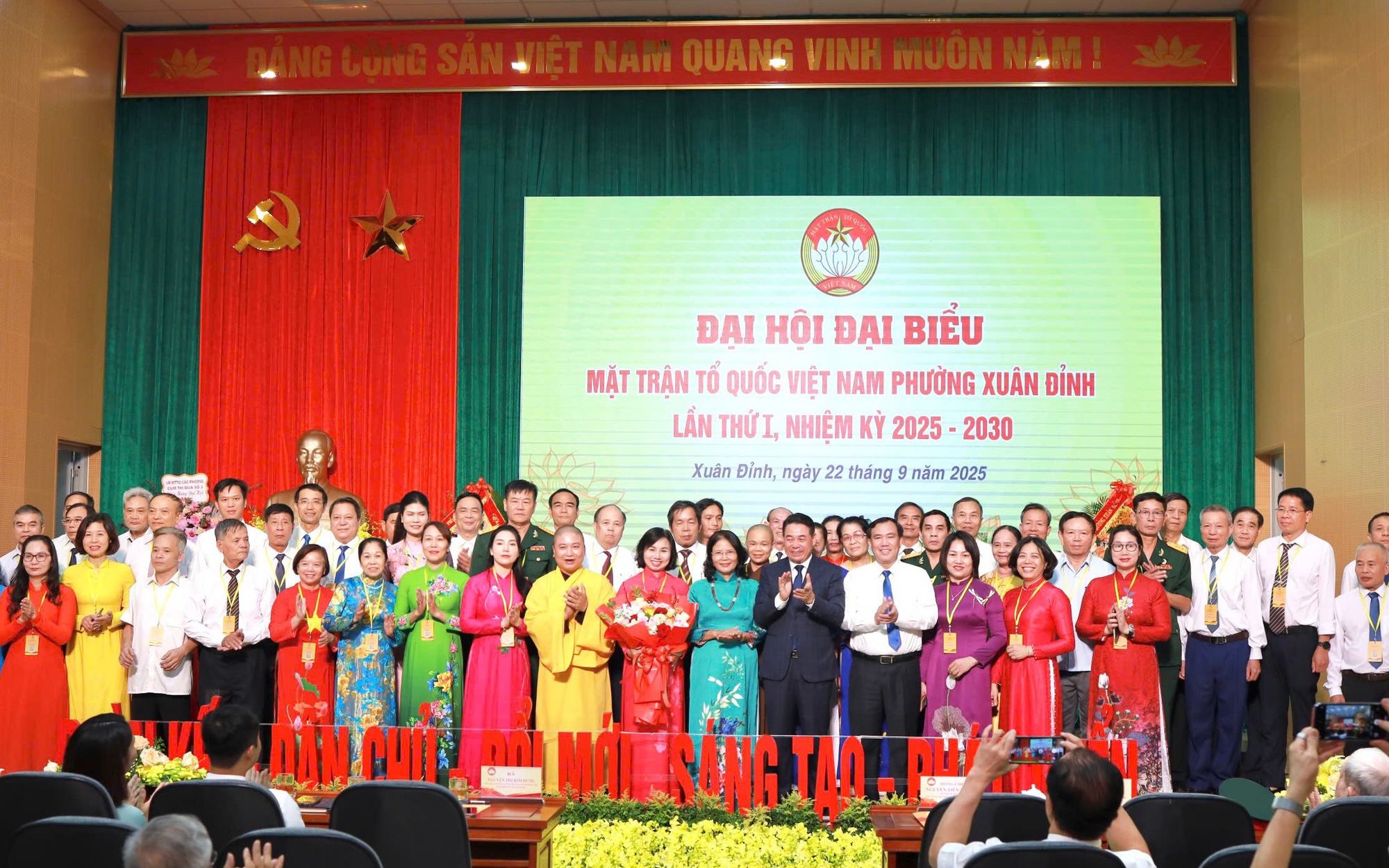 Tổ chức thành công Đại hội MTTQ phường Xuân Đỉnh lần thứ I: Dấu mốc đoàn kết, đổi mới và phát triển