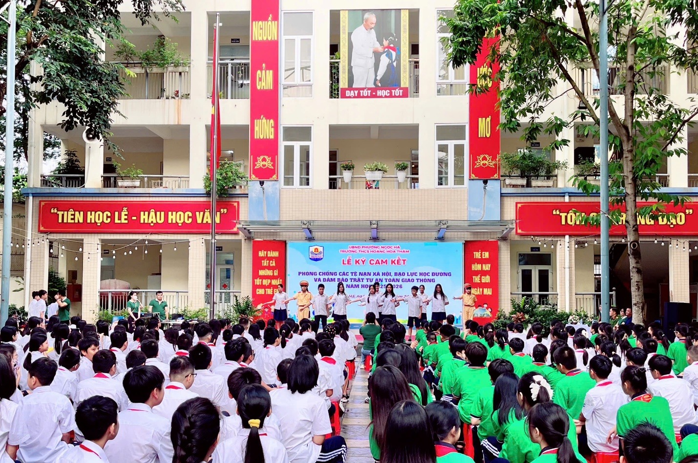 Học sinh Hoàng Hoa Thám với mô hình an toàn trong trường học- Ảnh 4.