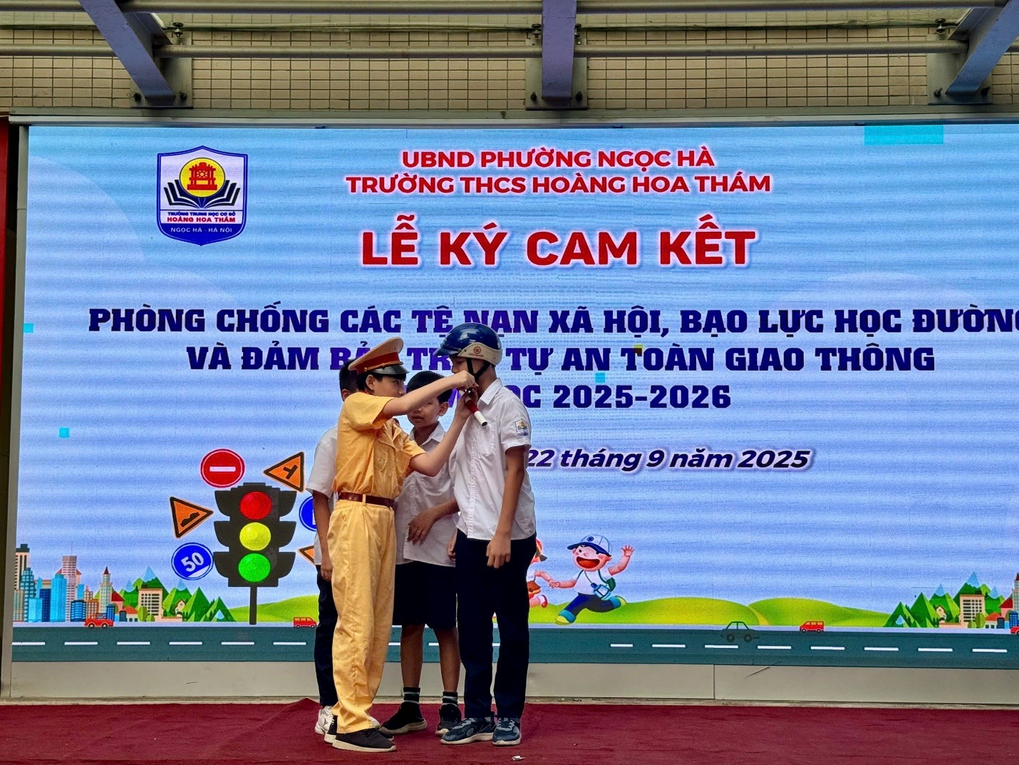 Học sinh Hoàng Hoa Thám với mô hình an toàn trong trường học- Ảnh 3.