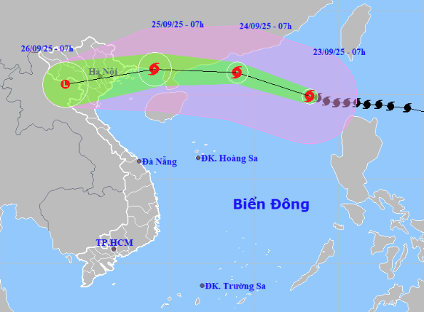 Ứng Hoà chủ động ứng phó, hạn chế thiệt hại do bão siêu bão Ragasa và mưa lớn trên địa bàn.- Ảnh 1.