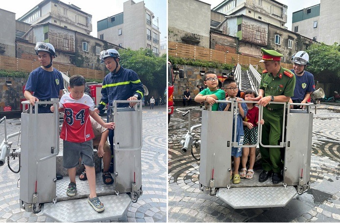 PHƯỜNG LÁNG: TUYÊN TRUYỀN, TRẢI NGHIỆM, THỰC HÀNH CHỮA CHÁY VÀ CỨU NẠN, CỨU HỘ- Ảnh 5.