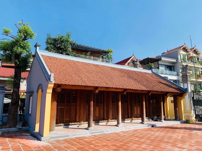 Nghiệm thu kỹ thuật trước khi bàn giao sử dụng công trình Tu bổ, tôn tạo di tích đình Giang Xá, thôn Giang Xá, xã Hoài Đức- Ảnh 3.