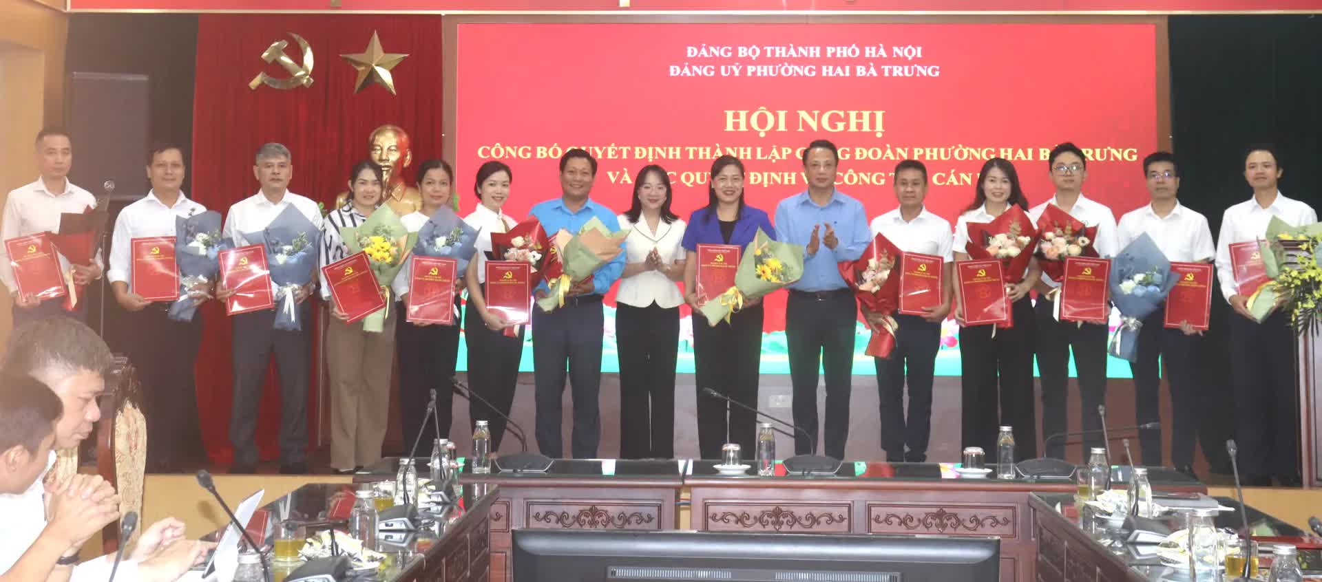 Phường Hai Bà Trưng công bố thành lập Công đoàn phường, các quyết định công tác cán bộ- Ảnh 3.