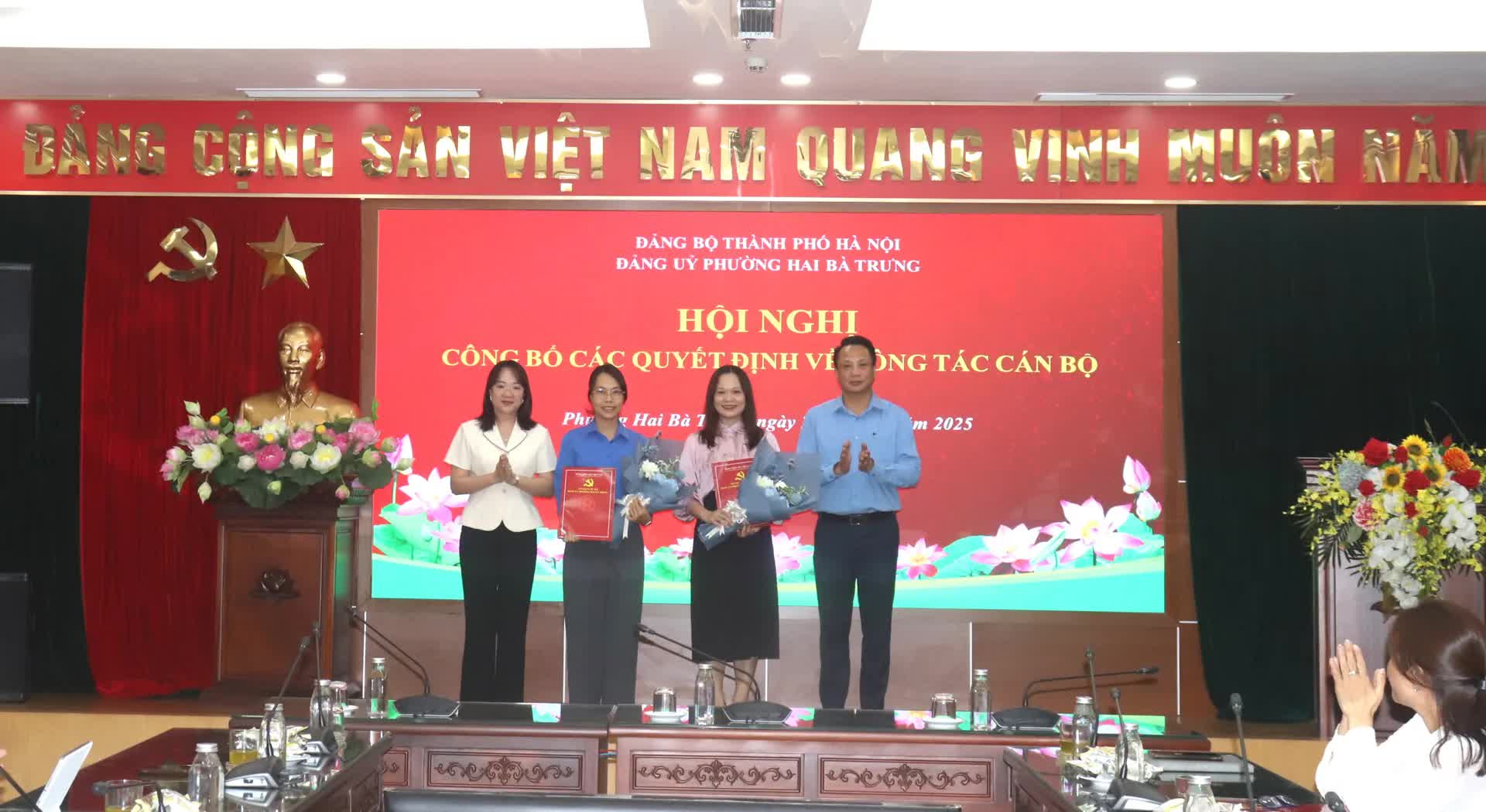 Phường Hai Bà Trưng công bố thành lập Công đoàn phường, các quyết định công tác cán bộ- Ảnh 6.