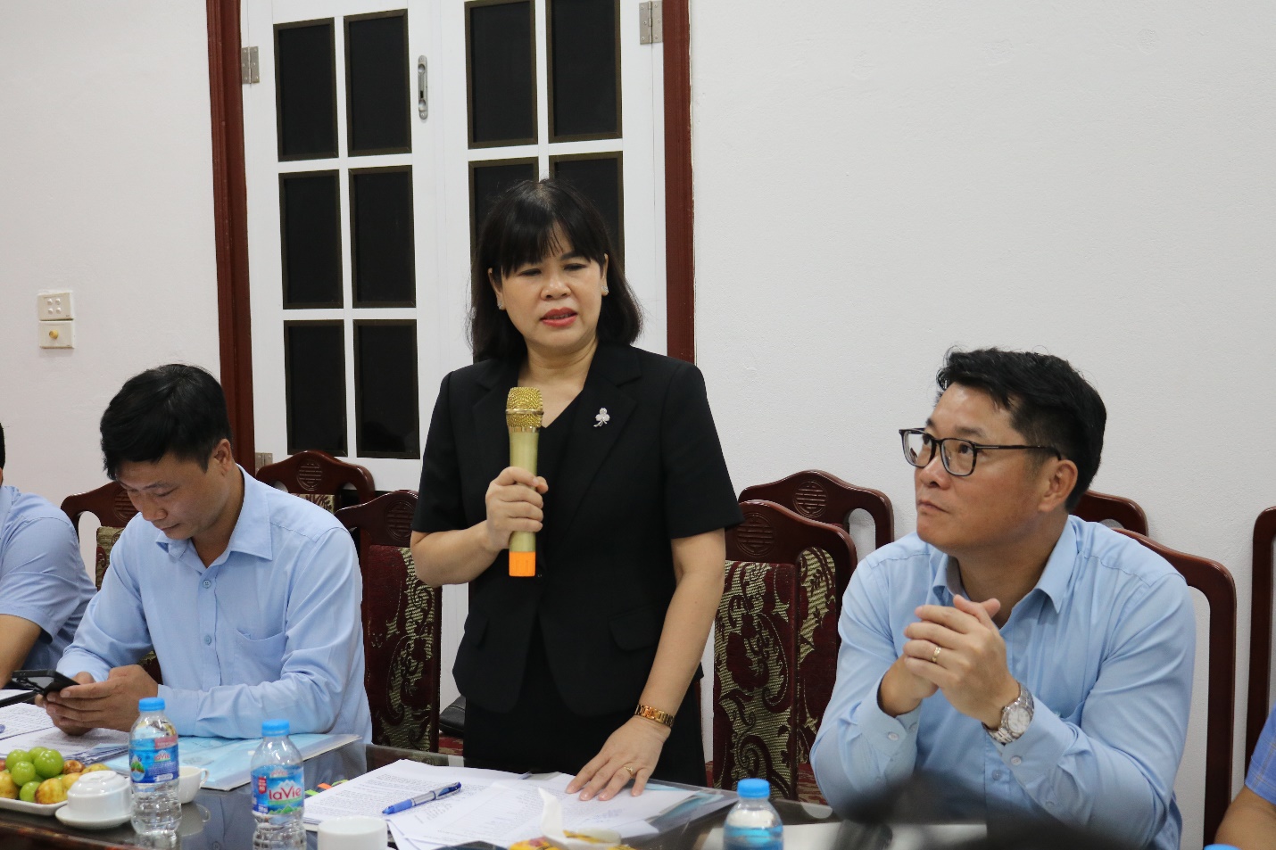 UBND xã Mê Linh làm việc với Ngân hàng nhà nước khu vực 1- Ảnh 2.