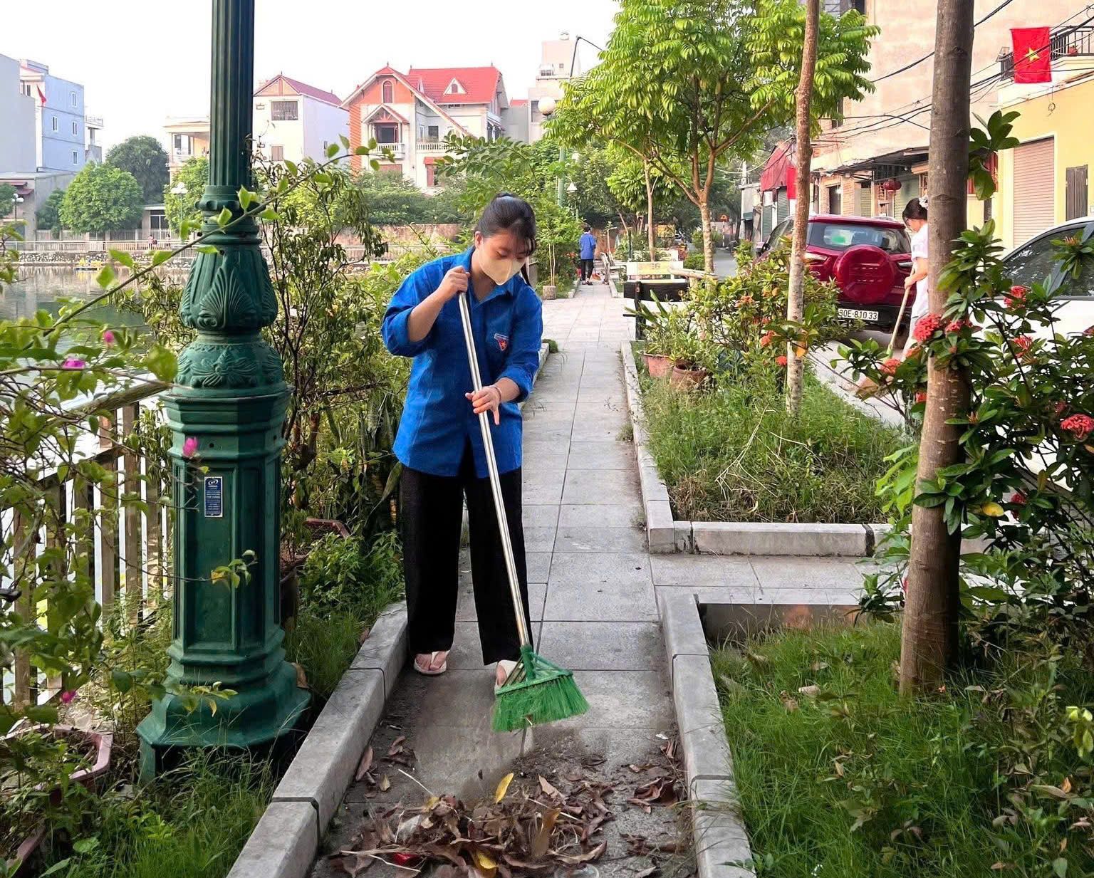 Đoàn TNCS HCM xã Hoài Đức phát động phong trào “Ngày thứ Bảy – Chủ nhật xanh”- Ảnh 1.