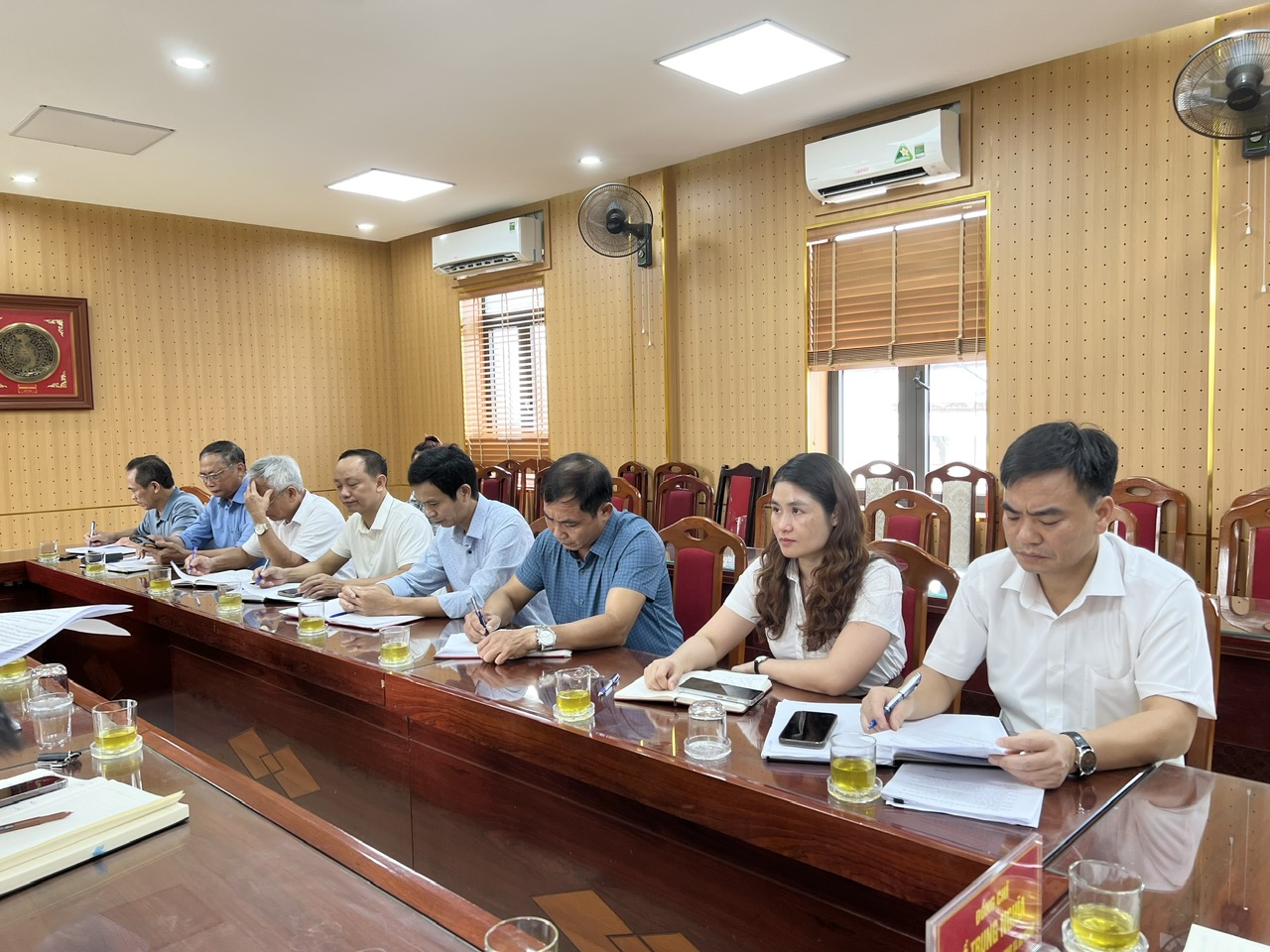 UBND xã An Khánh làm việc với các thôn Thanh Quang, Lại Dụ, An Hạ, Ngự Câu và Đào Nguyên- Ảnh 2.