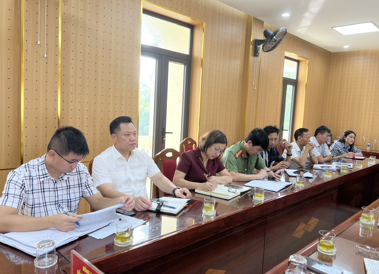 UBND xã An Khánh làm việc với các thôn Thanh Quang, Lại Dụ, An Hạ, Ngự Câu và Đào Nguyên- Ảnh 3.