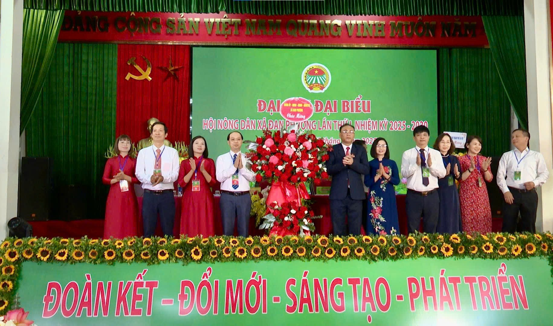Đại hội đại biểu Hội Nông dân xã Đan Phượng lần thứ nhất, nhiệm kỳ 2025-2030.- Ảnh 1.