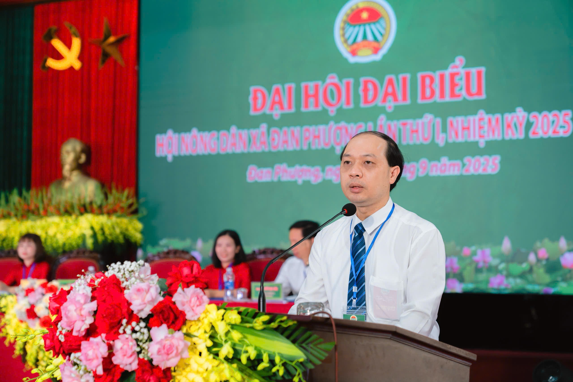 Đại hội đại biểu Hội Nông dân xã Đan Phượng lần thứ nhất, nhiệm kỳ 2025-2030.- Ảnh 2.