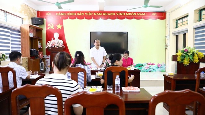 Thường trực HĐND xã Sơn Đồng tổ chức đoàn khảo sát cơ sở vật chất trường học trên địa bàn- Ảnh 14.