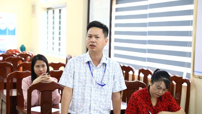 Thường trực HĐND xã Sơn Đồng tổ chức đoàn khảo sát cơ sở vật chất trường học trên địa bàn- Ảnh 17.