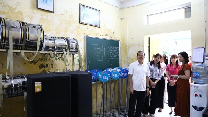 Thường trực HĐND xã Sơn Đồng tổ chức đoàn khảo sát cơ sở vật chất trường học trên địa bàn- Ảnh 19.