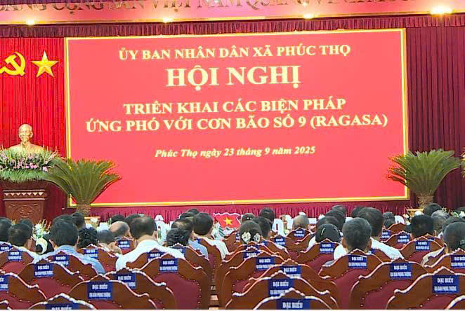 Phúc Thọ khẩn trương triển khai biện pháp ứng phó với cơn bão số 9 – Ragasa- Ảnh 5.