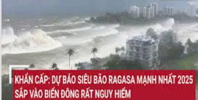 Siêu bão Ragasa áp sát, Hà Nội ban hành Công điện khẩn- Ảnh 1.