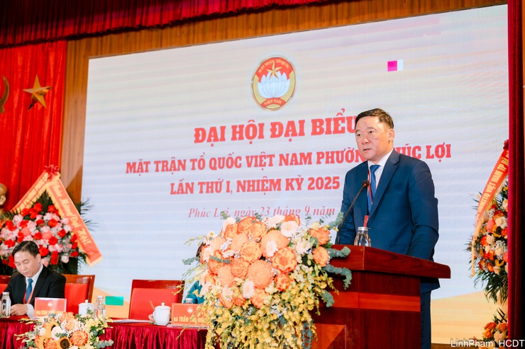Đại hội đại biểu MTTQ Việt Nam phường Phúc Lợi lần thứ I thành công tốt đẹp- Ảnh 2.