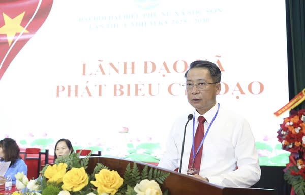 ĐẠI HỘI ĐẠI BIỂU HỘI LIÊN HIỆP PHỤ NỮ XÃ SÓC SƠN LẦN THỨ I, NHIỆM KỲ 2025-2030 - Ảnh 4.