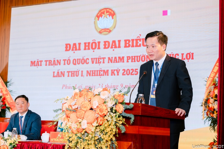 Đại hội đại biểu MTTQ Việt Nam phường Phúc Lợi lần thứ I thành công tốt đẹp- Ảnh 7.