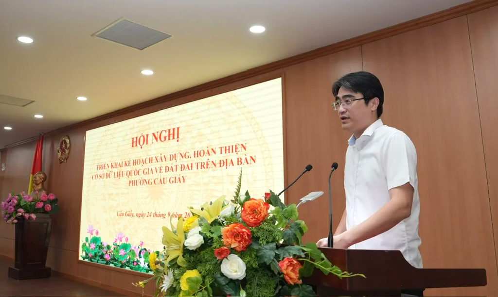 Phường Cầu Giấy: Triển khai chiến dịch làm giàu, làm sạch cơ sở dữ liệu đất đai- Ảnh 2.