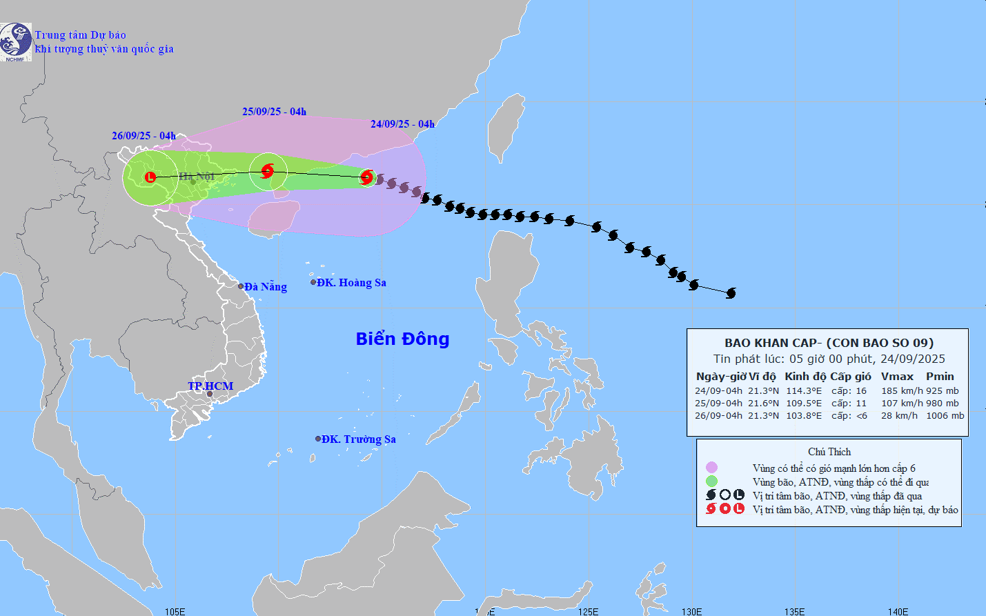 Siêu bão áp sát Quảng Ninh, Hà Nội gió mạnh, mưa lớn 250mm