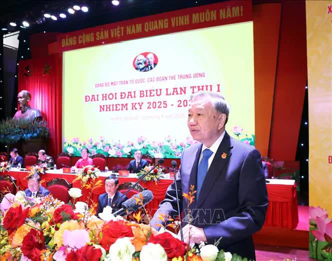 Tổng Bí thư Tô Lâm: Để khối đại đoàn kết toàn dân tộc là nguồn lực vô tận cho một Việt Nam phát triển- Ảnh 2.