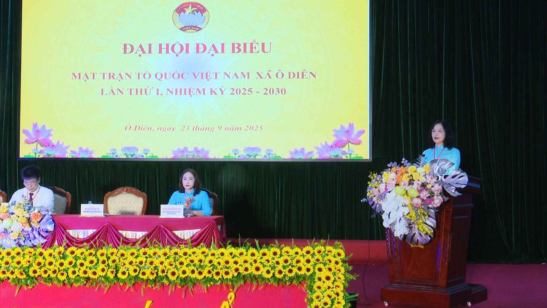 Đại hội Đại biểu Mặt trận Tổ quốc xã Ô Diên lần thứ nhất, nhiệm kỳ 2025 – 2030 thành công tốt đẹp.- Ảnh 2.