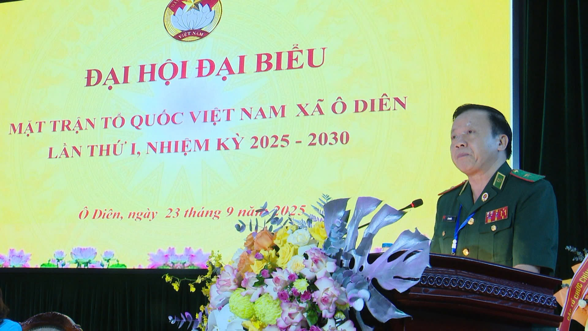 Đại hội Đại biểu Mặt trận Tổ quốc xã Ô Diên lần thứ nhất, nhiệm kỳ 2025 – 2030 thành công tốt đẹp.- Ảnh 3.