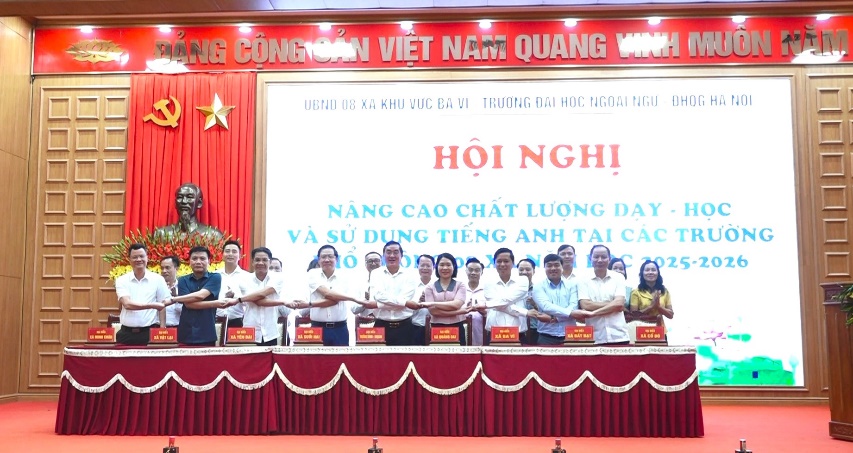 Hội nghị nâng cao chất lượng dạy – học tiếng Anh tại 8 xã khu vực Ba Vì: Hướng tới xây dựng mô hình tiếng Anh là ngôn ngữ thứ hai trong trường học- Ảnh 5.