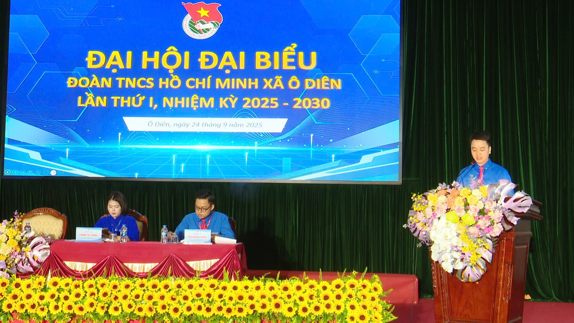 Đại hội Đại biểu Đoàn TNCS HCM xã Ô Diên lần thứ nhất, nhiệm kỳ 2025 - 2030- Ảnh 2.