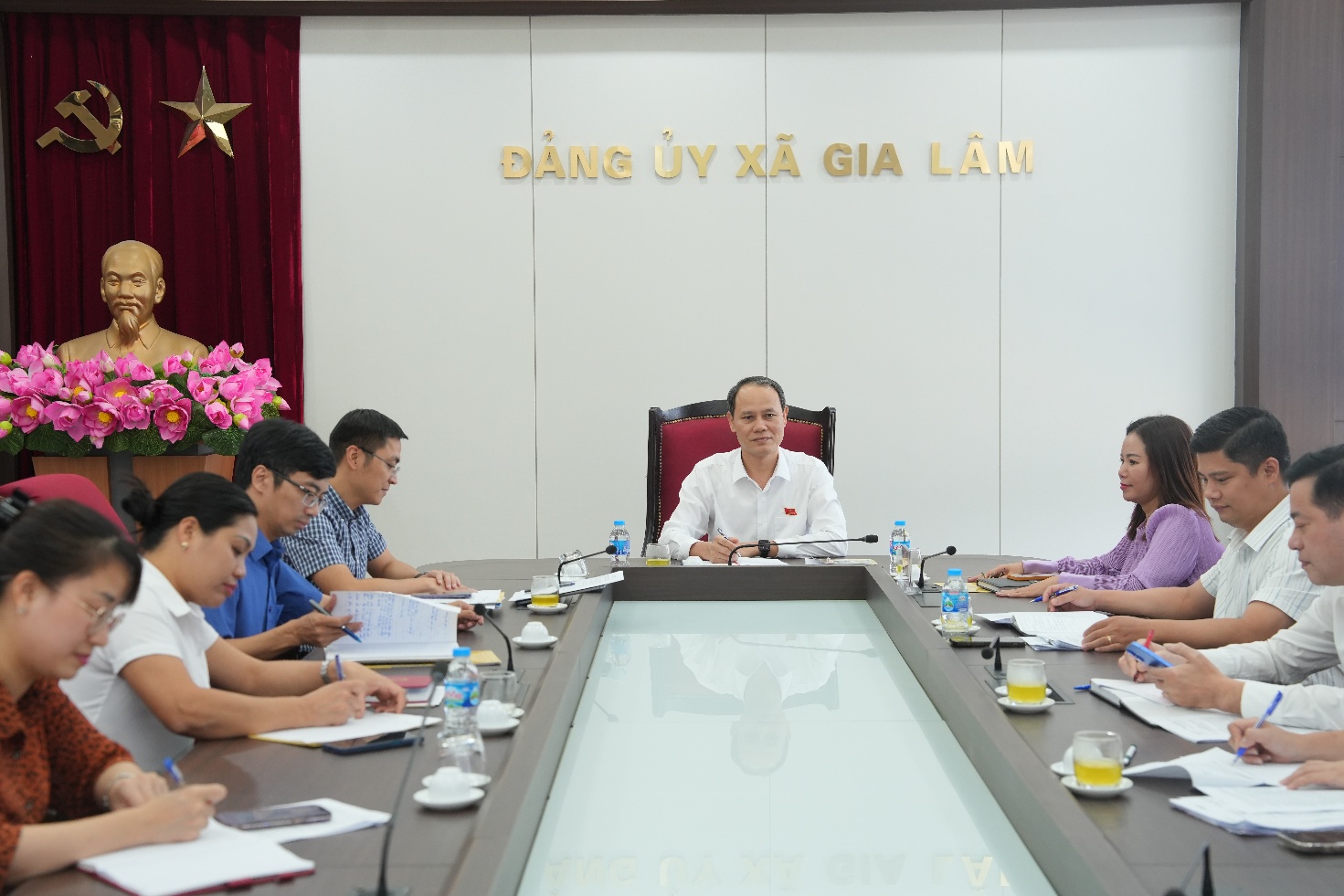 HĐND xã Gia Lâm giám sát công tác quản lý trật tự văn minh đô thị- Ảnh 1.
