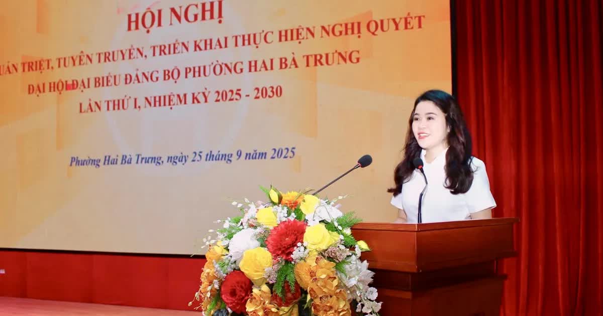 Phường Hai Bà Trưng: cụ thể hóa Nghị quyết Đại hội Đảng bộ phường thành kế hoạch hành động phù hợp thực tiễn từng đơn vị, khu dân cư