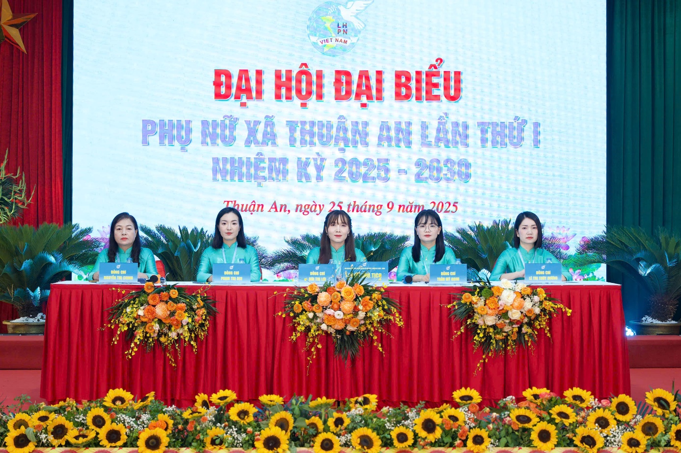 A group of women sitting at a table with flowers  AI-generated content may be incorrect.