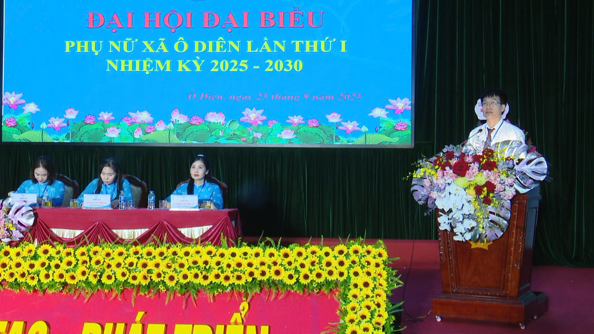 Đại hội Đại biểu Hội Liên hiệp Phụ nữ xã Ô Diên lần thứ nhất, nhiệm kỳ 2025 - 2030- Ảnh 4.