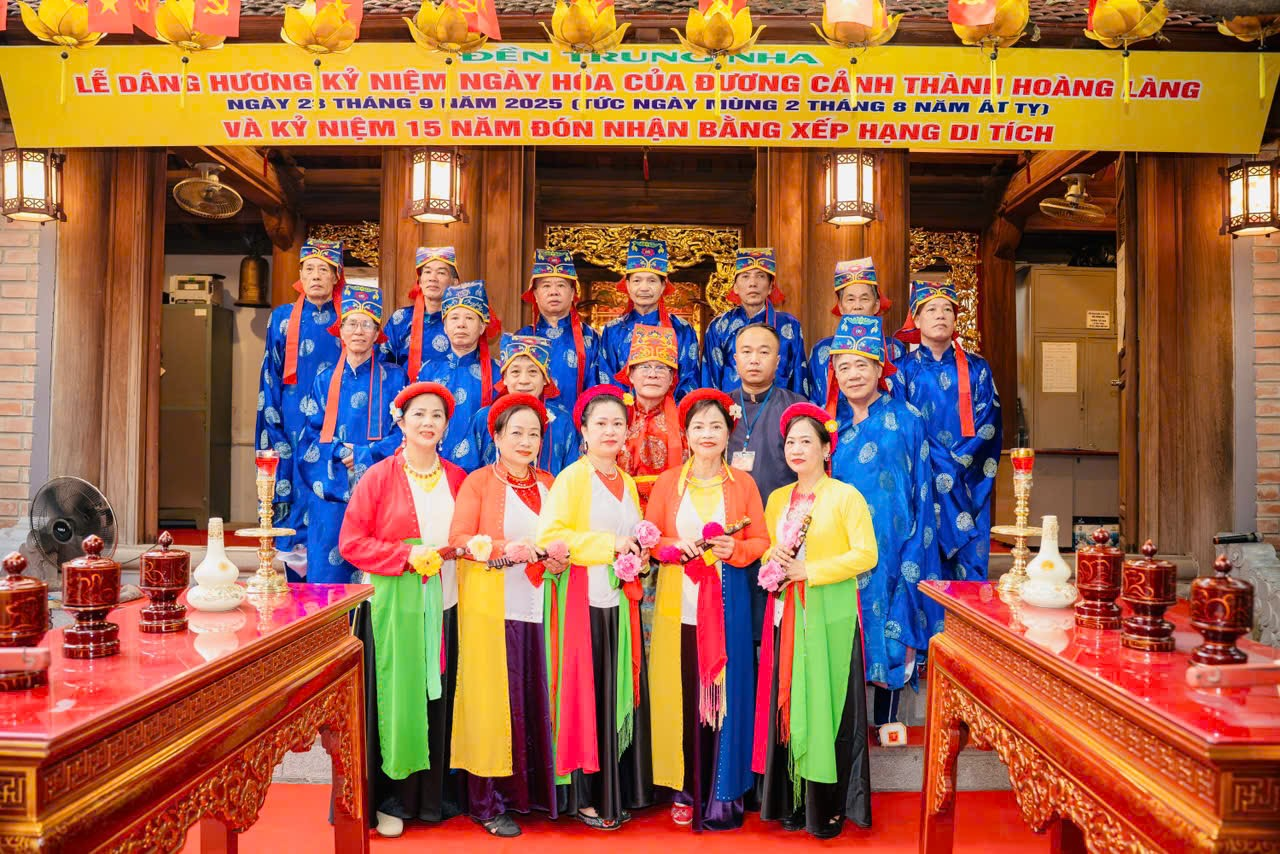 Lễ hội truyền thống đền Trung Nha và kỷ niệm 15 năm đón nhận bằng xếp hạng di tích cấp thành phố- Ảnh 1.