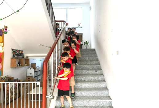 TRƯỜNG MẦM NON HOA MAI TĂNG CƯỜNG TRANG BỊ KĨ NĂNG THOÁT HIỂM CHO CB, GV, NV VÀ HỌC SINH KHI CÓ CHÁY SẢY RA.- Ảnh 3.