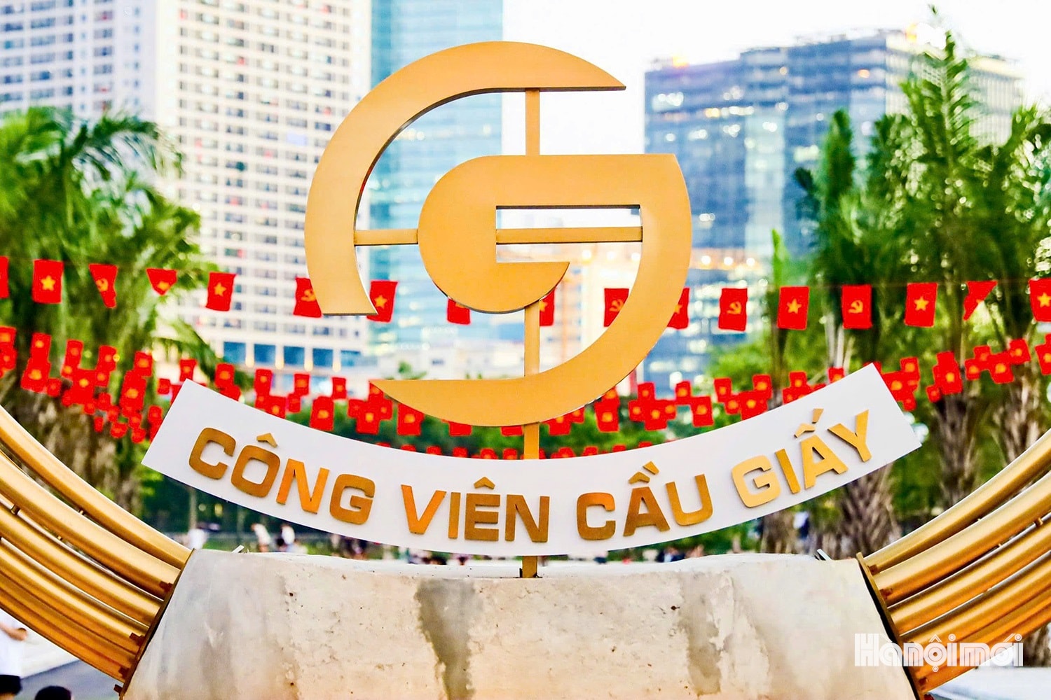 Không gian mới khang trang, hiện đại của Công viên Cầu Giấy- Ảnh 3.