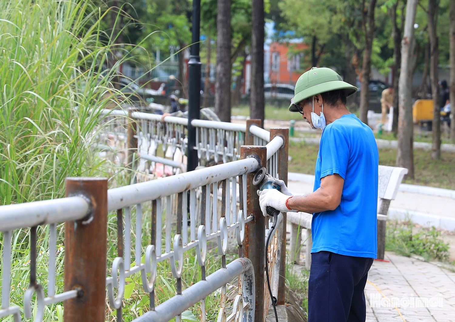 Không gian mới khang trang, hiện đại của Công viên Cầu Giấy- Ảnh 6.